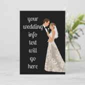 Trouwkaarten & uitnodigingen die je kunt personali (Staand voorkant)