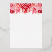 Trouwkaarten, verjaardag, feest, jubileum, folie uitnodiging (Voorkant)