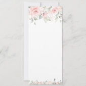 Trouwkaartenset 'Blushing Roses 2' Aankondiging (Achterkant)