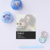 TROUWKAARTJE FOTOGRAFIE Budget Overlay Tekst LeahG Flyer (Enkel)