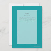 Trouwkaartjes met antieke regency-versiering 'Save Kaart (Achterkant)