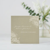 Trouwkaartjes met bloemmotief voor verlovingsaanko aankondiging (Staand voorkant)