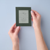 TROUWKAARTJES VOOR EEN BUDGETHUWELIJK - Minimalist Flyer (Hand)