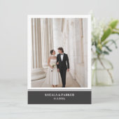 Trouwkaartjes voor Elopement Kaart (Staand voorkant)