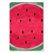 Trouwkaartjes voor zomerhuwelijk met watermeloen kaart (Achterkant)