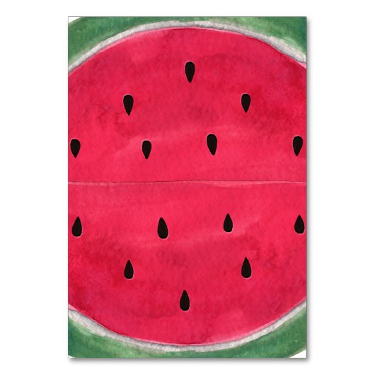 Trouwkaartjes voor zomerhuwelijk met watermeloen kaart (Achterkant)