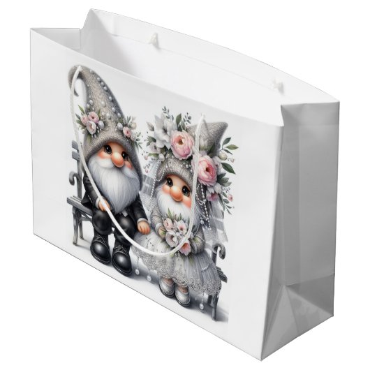 Trouwkabouter Groot Cadeauzakje (Achterkant Gekanteld)