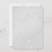 Trouwkalender Zilveren Sneeuwvlokken 'Bewaar de Da Kaart (Achterkant)