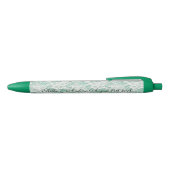 Trouwkant inkt pen memento cadeau aqua mint groen (Bovenkant)