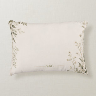 Trouwkantoor met natuurlijke botanische charme accent kussen