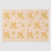 trouwkerubs in goud tissuepapier (Voorkant)