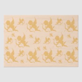 trouwkerubs in goud tissuepapier