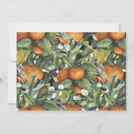 trouwkleding | Citrus Kleurenpalet Kaart (Achterkant)