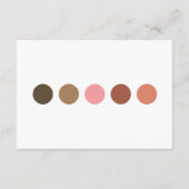 Trouwkleding Jurk Codes Boho Boog Foto Informatiekaartje (Achterkant)