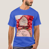 Trouwkleding Koppel Tops- T-shirts Afbeelding Teks (Voorkant)