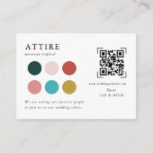 Trouwkleding | QR-code scan bijlage kaart (Voorkant)