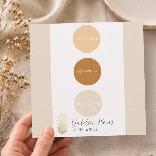 Trouwkleurenschema voor de Gouden Uur Kaart