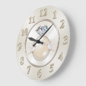 Trouwklok, Liefdes vogels, Diamant en Parel Grote Klok (Hoek)