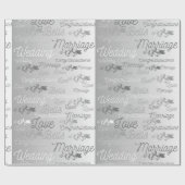 TROUWKLOKKEN WIKKELPAPIER CADEAUPAPIER (Vlak)