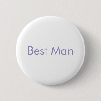 Trouwknopjes met violette tulp voor de getuige ronde button 5,7 cm