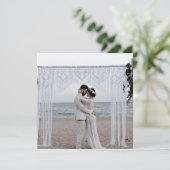 Trouwkoppel Bruiloft Liefde Familie Romantisch Kaart (Staand voorkant)