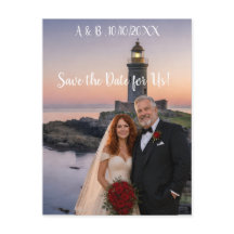 Trouwkoppel Foto Save the Date