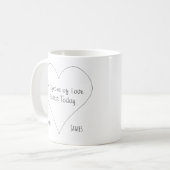 Trouwkoppel Mok 'Een Leven Lang Liefde' (Voorkant links)