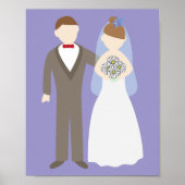 Trouwkoppel Poster (Voorkant)