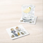 Trouwkoppelkatten Papieren Onderzetter (Insitu)