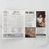 Trouwkrant bruidsmeisje voorstel Kaart 4 pagina (Binnen)