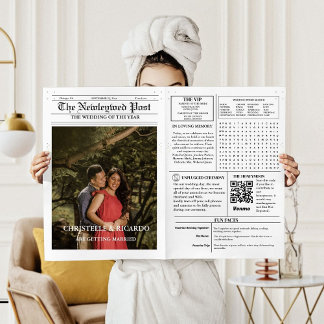 Trouwkrant Tijdlijn & Programma Infographic