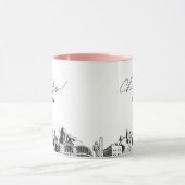 Trouwkruik met naam uit Raleigh Mok (Midden)