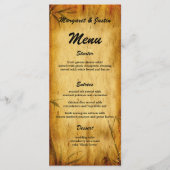 Trouwkunst in Japanse bamboe kalligrafie uit het v Menu (Voorkant)