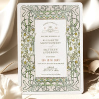 Trouwkunst Nieuw-Art Nouveau met Oude Madeliefjes