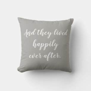 Trouwkussen 'Happily Ever After' Kussen