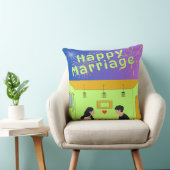 Trouwkussen met eigen naam, Persoonlijk kussen (Stoel)