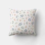 Trouwkussen met wilde bloemen en monogram kussen (Achterkant)