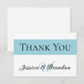 Trouwlabel 016 bedankkaart (Voorkant / Achterkant)