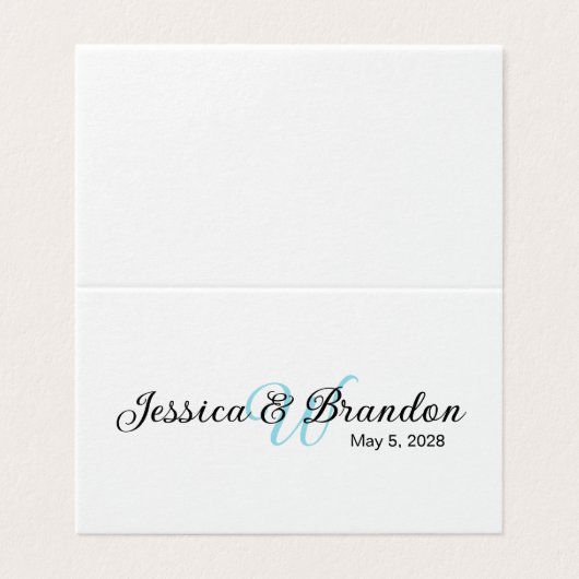 Trouwlabel 016 kaart (Buitenkant ongevouwen)