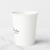 Trouwlabel 016 papieren bekers (Links)