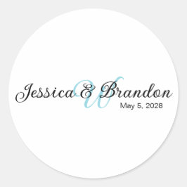 Trouwlabel 016 ronde sticker