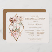 Trouwlama's repetitie diner kaart (Voorkant / Achterkant)