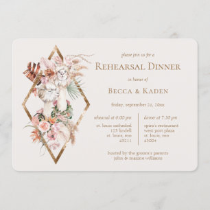 Trouwlama's repetitie diner kaart