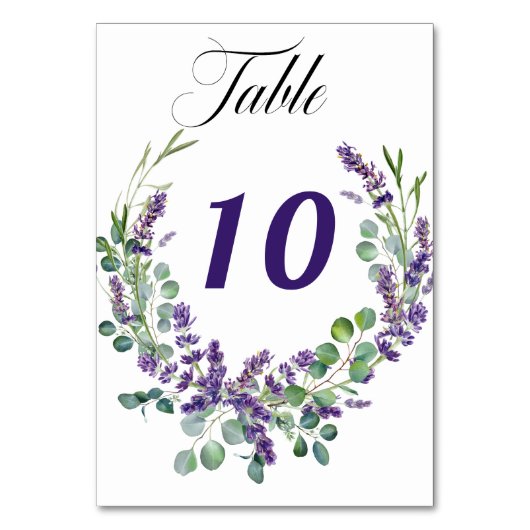 Trouwlavendel bloemen groen kaart (Achterkant)