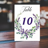 Trouwlavendel bloemen groen kaart