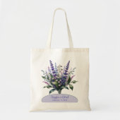 Trouwlavendellelie van de vallei tote bag (Voorkant)
