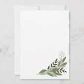 Trouwlente - Bruiloft uitnodigen Kaart (Achterkant)