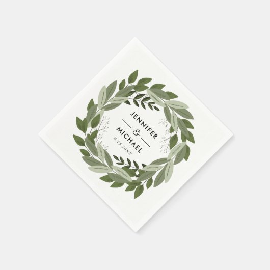 Trouwlentes Cocktail servetten (Hoek)