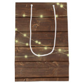 Trouwlichten op hout medium cadeauzakje (Achterkant)