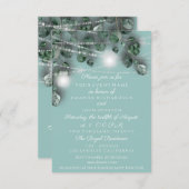 Trouwlichtpotten Rustiek Groen Blauw Kaart (Voorkant / Achterkant)